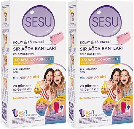 Sesu Sir Ağda Bandı 24 Lü Pk (Ağdaya İlk Adım Serisi) (2 Li Set)