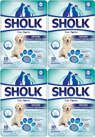 Sholk Evcil Hayvan Tuvalet Çiş Eğitim Pedi 60*90CM 40 Adet (4PK*10)