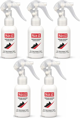 Sitil Ayakkabı Temizleme Solüsyonu 100 ML (Sneaket - Deri - Süet - Nubuk - Kumaş) (5 Li Set)