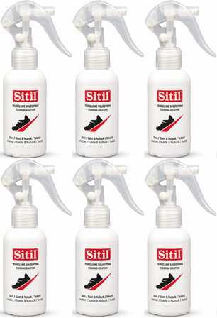 Sitil Ayakkabı Temizleme Solüsyonu 100 ML (Sneaket - Deri - Süet - Nubuk - Kumaş) (6 Lı Set)