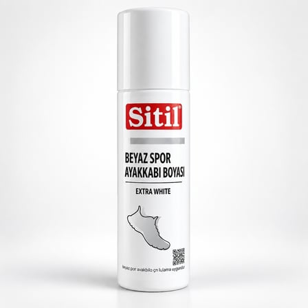 Sitil Beyaz Sneaker Beyaz Spor Ayakkabı Boyası Likit (Yenileyici) 75 ML (2 Li Set)