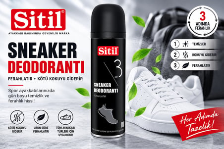 Sitil Sneaker Ayakkabı Deodorantı 150 ML (2 Li Set)