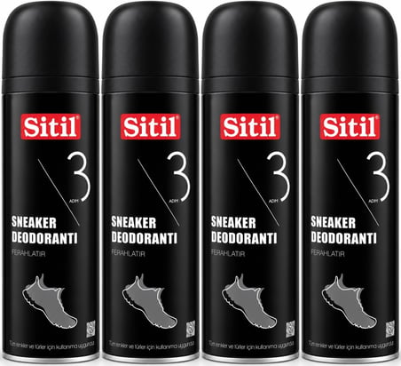 Sitil Sneaker Ayakkabı Deodorantı 150 ML (4 Lü Set)