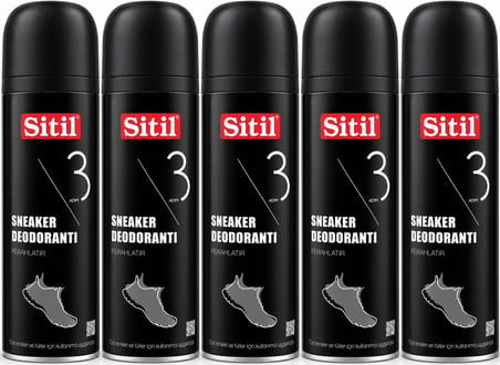Sitil Sneaker Ayakkabı Deodorantı 150 ML (5 Li Set)