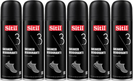 Sitil Sneaker Ayakkabı Deodorantı 150 ML (6 Lı Set)