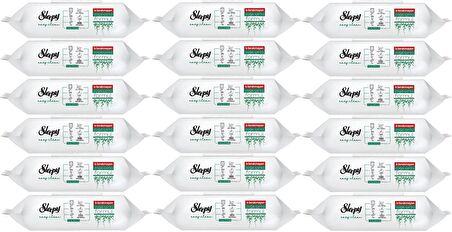 Sleepy Easy Clean Yüzey Temizlik Havlusu 100 Yaprak Plastik Kapaklı (18 Li Set) 1800 Yaprak