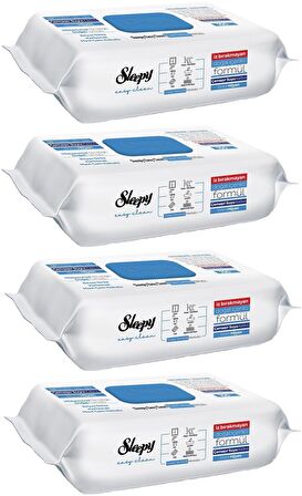 Sleepy Easy Clean Yüzey Temizlik Havlusu 100 Yaprak Çamaşır Suyu Etkili (4 Lü Set) 400 Yaprak