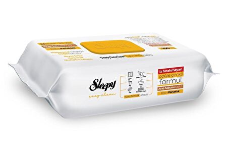 Sleepy Easy Clean Yüzey Temizlik Havlusu (Karma 4 Lü Set) (Beyaz Sabun/Arap Sabun/Çamaşır Suyu/Mop)