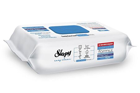 Sleepy Easy Clean Yüzey Temizlik Havlusu (Karma 4 Lü Set) (Beyaz Sabun/Arap Sabun/Çamaşır Suyu/Mop)