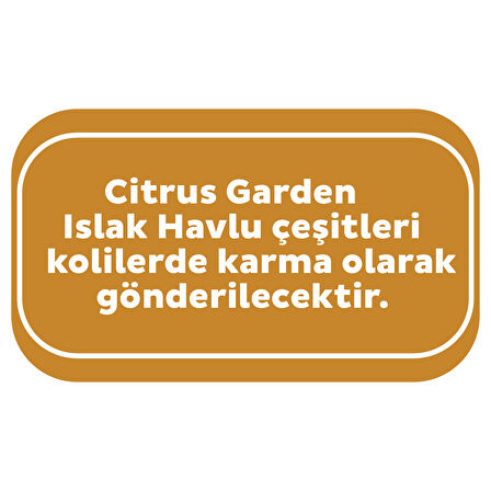 Sleepy Islak Havlu Mendil Meyve Çeşitleri 90 Yaprak (24 Lü Set) Plastik Kapaklı (Citrus Garden)