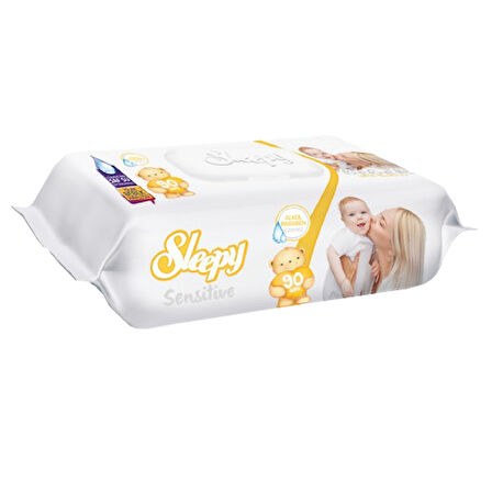 Sleepy Islak Havlu Mendil 90 Yaprak Karma (4 Lü Set) Sensitive & Pamuk-Zeytinyağlı 360 Yaprak