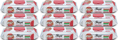 Sleepy Easy Clean Yüzey Temizlik Mutfak Havlusu-Mendili  50 Yaprak Greyfurt Yağlı (9Lu Set) 450 Yprk