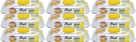 Sleepy Easy Clean Yüzey Temizlik Mutfak Havlusu -Mendili  50 Yaprak Limon Yağlı (9Lu Set) 450 Yaprak