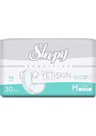 Sleepy Yetişkin Hasta Bezi Bel Bantlı M - Orta - Medium 60 Adet (2PK*30)