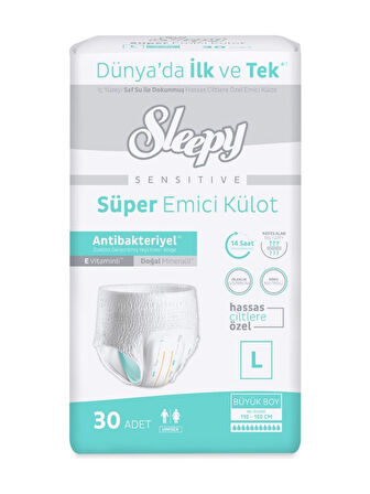 Sleepy Hasta Bezi Yetişkin Emici Külot L - Büyük - Large 120 Adet (4PK*30)