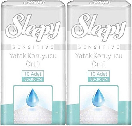 Sleepy Hasta Yatak Koruyucu 60*90CM 20 Adet (2PK*10)
