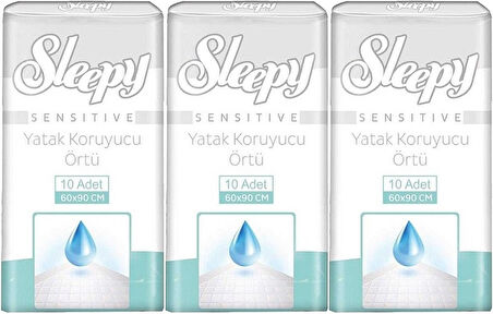 Sleepy Hasta Yatak Koruyucu 60*90CM 30 Adet (3PK*10)