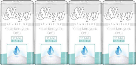 Sleepy Hasta Yatak Koruyucu 60*90CM 40 Adet (4PK*10)