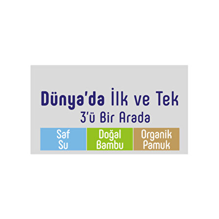 Sleepy Islak Havlu Mendil Pamuklu Yenidoğan Natural Bambu 40 Yaprak 18 Li Set (720 Yaprak)