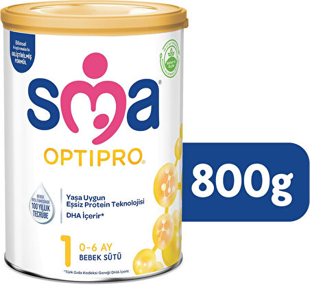 Sma Optipro 800GR No:1 Bebek Sütü (0-6 Ay) (4 Lü Set)