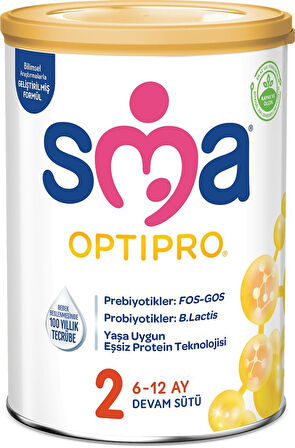 Sma Optipro 800GR No:2 Devam Sütü (6-12 Ay) (5 Li Set)