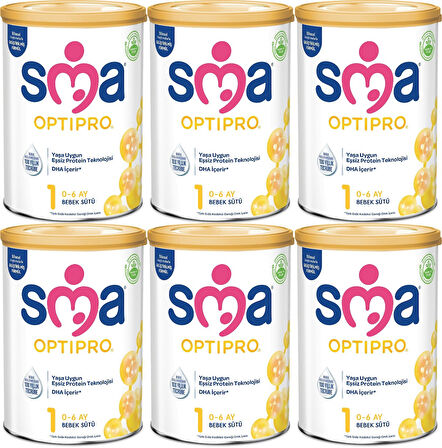 Sma Optipro 400GR No:1 Bebek Sütü (0-6 Ay) (6 Lı Set)