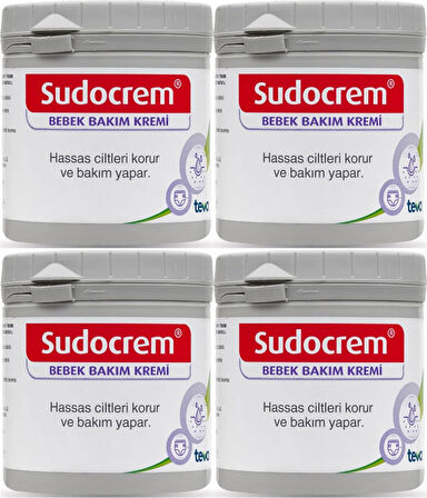 Sudocrem Cilt Bebek Bakım - Pişik Kremi 250GR (4 Lü Set)