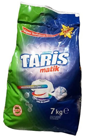 Tariş Matik Toz Çamaşır Deterjanı 14KG Renkli ve Beyazlar için (2PK*7KG) (106 Yıkama)