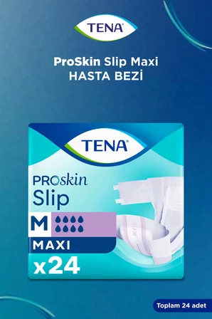 Tena Proskin Slip Maxi Bel Bantlı Yetişkin Bezi M - Orta - Medium 48 Adet