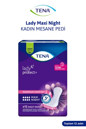 Tena Lady Protect Mesane Pedi Maxi Night Geceye Özel 36 Adet