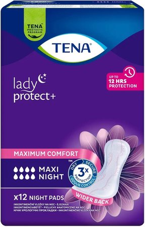 Tena Lady Protect Mesane Pedi Maxi Night Geceye Özel 72 Adet