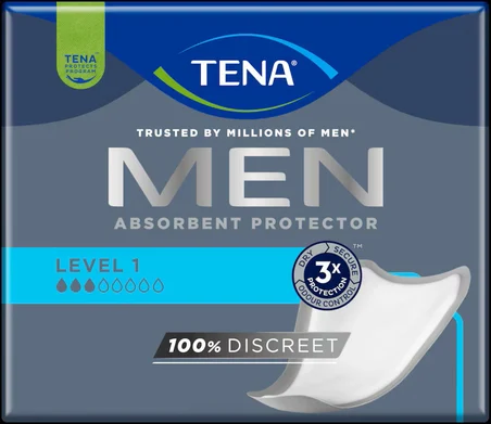 Tena Men Emici Koruma Level 1 Erkek Mesane Pedi 96 Adet