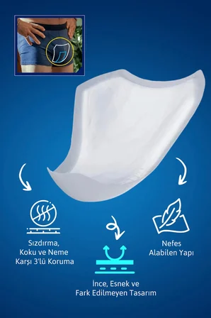 Tena Men Emici Koruma Level 1 Erkek Mesane Pedi 96 Adet