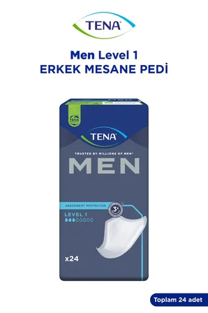 Tena Men Emici Koruma Level 1 Erkek Mesane Pedi 144 Adet