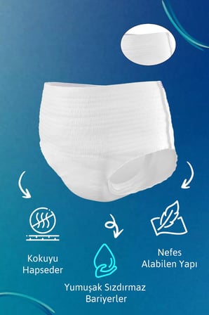 Tena Proskin Pants Maxi Emici Külot Yetişkin Bezi XL - Ekstra Large - Extra Large 30 Adet