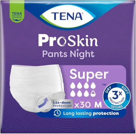 Tena Proskin Pants Süper Night Gece Emici Külot Yetişkin Bezi M - Orta - Medium 90 Adet