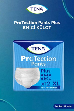 Tena ProTection Pants Plus Emici Külot Yetişkin Bezi XL - Ekstra Büyük - Extra Large 48 Adet