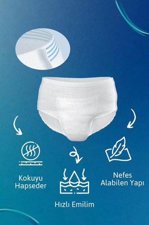 Tena ProTection Pants Plus Emici Külot Yetişkin Bezi XL - Ekstra Büyük - Extra Large 48 Adet