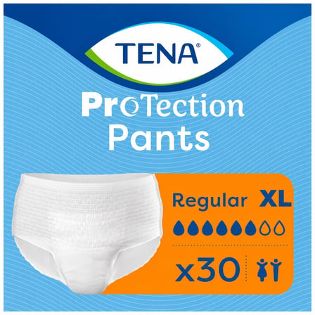 Tena ProTection Pants Regular Emici Külot Yetişkin Bezi XL - Ekstra Büyük - Extra Large 90 Adet