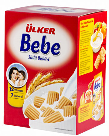 Ülker Bebe Bisküvisi 800Gr 12 Vitaminli Kutu 8 Li Set