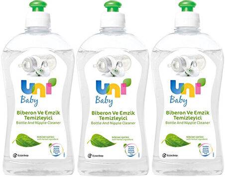 Uni Baby Biberon ve Emzik Temizleyici 500ML (3 Lü Set)
