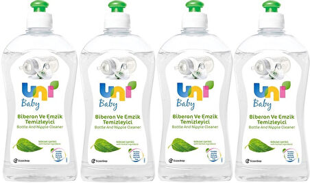 Uni Baby Biberon ve Emzik Temizleyici 500ML (4 Lü Set)
