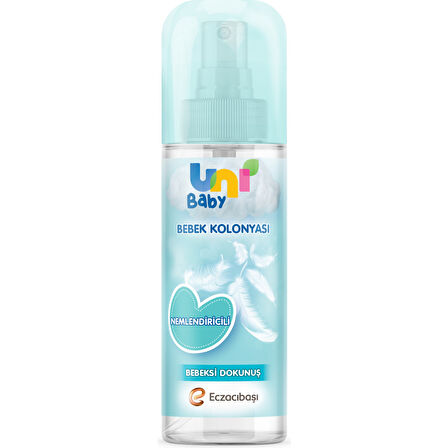 Uni Baby Bebek Kolonyası 150ML Karma Set Nemlendiricili (Bebeksi Dokunu/Çiçeksi Ferahlık) (2 Li Set)