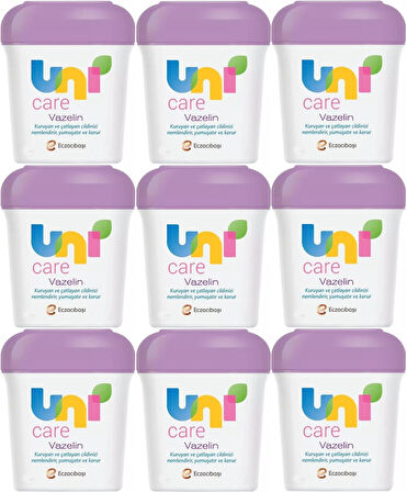 Uni Baby Vazelin 170ML Klasik (9 Lu Set)