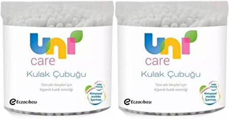 Uni Baby Kulak Temizleme Çubuğu 100 Adet (2 Li Set)
