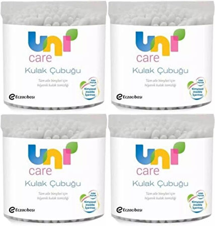Uni Baby Kulak Temizleme Çubuğu 100 Adet (4 Lü Set)