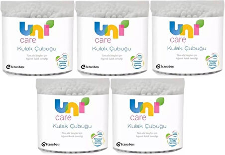 Uni Baby Kulak Temizleme Çubuğu 100 Adet (5 Li Set)