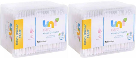 Uni Baby Kulak Temizleme Çubuğu 300 Adet Avantajlı Kutu (2 Li Set)