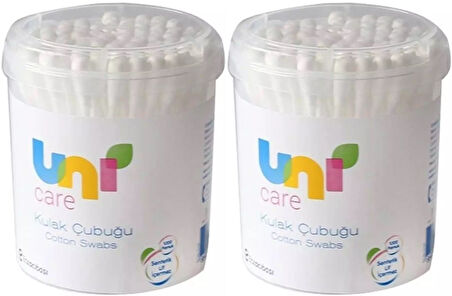  Uni Baby Kulak Temizleme Çubuğu 200 Adet (2 Li Set)