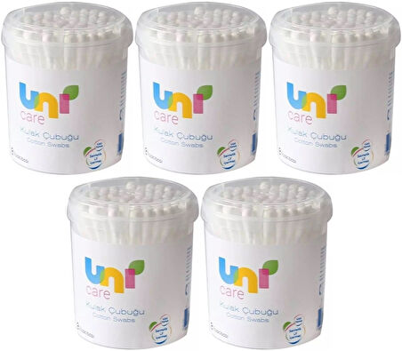 Uni Baby Kulak Temizleme Çubuğu 200 Adet (5 Li Set)